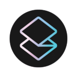 Black & white app logo — Aipick Zone