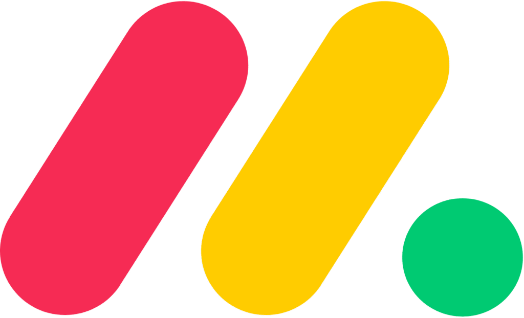 Colorful logo with yellow, green, red stripes — Aipick Zone