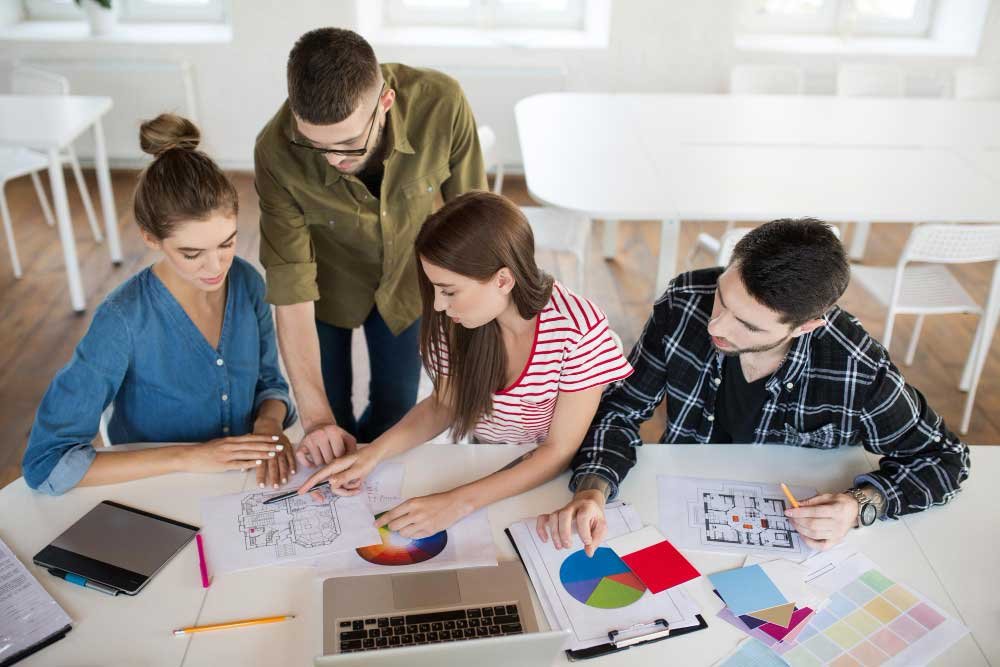 Diverse group sharing ideas — Aipick Zone