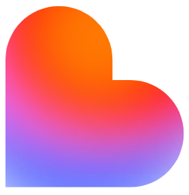 Heart icon on black background — Aipick Zone