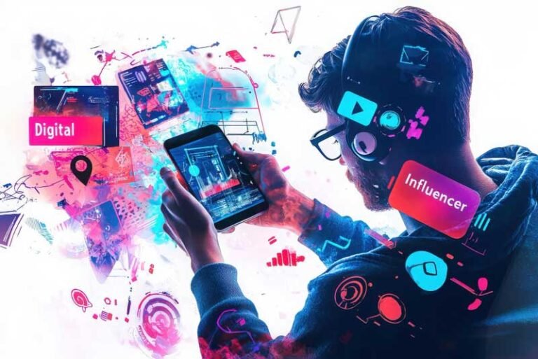 Person holding phone with apps — Aipick Zone