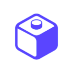 Blue-purple block on white — Aipick Zone